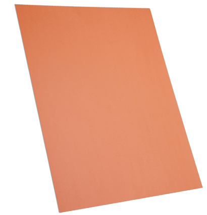 Цветная бумага Оранжевая для рисования и дизайна Sadipal Sirio пачка А4 / 50 листов / 120 гм