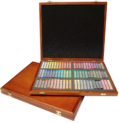 Пастель сухая Mungyo Gallery Artists Soft Pastel 48 цветов мягкая квадратная в кейсе