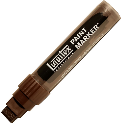 Маркер акриловый Liquitex Paint Marker широкий 15 мм 128 умбра жженая