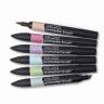 Набор маркеров Promarker Brush Winsor & Newton 6 пастельных цветов купить в магазине Скетчинг Про с доставкой