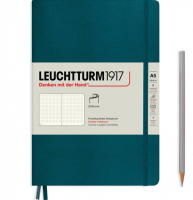 Записная книжка Leuchtturm «Medium» A5 в точку тихоокеанский зеленый 123 стр.