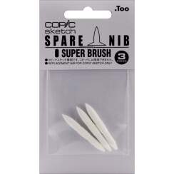 Набор перьев для маркеров Copic Medium Super Brush средняя кисть 3 штуки