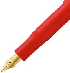 Перьевая ручка Kaweco Classic Sport красная в пластиковом корпусе корпусе с синим картриджем