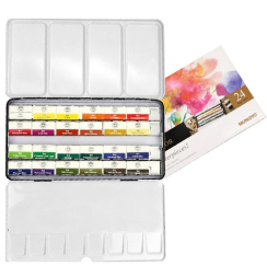 Акварель Mungyo Gallery 24 цвета в кейсе профессиональная