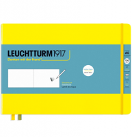 Скетчбук Leuchtturm А5 ландшафт лимонный 112 стр.