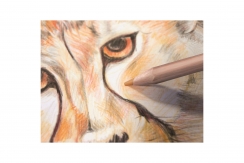 Набор цветных карандашей MILAN Big Lead 24 цвета в пенале грифель 3.5 мм