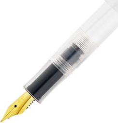 Перьевая ручка Kaweco Classic Sport в прозрачном пластиковом корпусе корпусе с синим картриджем
