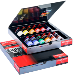 Набор акриловых красок Amsterdam Expert Series 12 цветов в тубах 20 мл