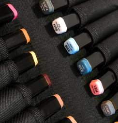 FINECOLOUR BRUSH 36 маркеров с кистью "Архитектура" набор в пенале
