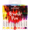 Акварельные маркеры Ecoline Brush Pen в наборе 20 цветов купить в магазине товаров для рисования и леттеринга ПРОСКЕТЧИНГ