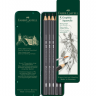 Набор чернографитных акварельных карандашей Faber-Castell Graphite Aquarelle 5 штук в пенале купить в магазине Скетчинг Про с доставкой