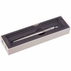 Ручка шариковая Parker Jotter Stainless Steel CT 1 мм синие чернила, подарочная упаковка