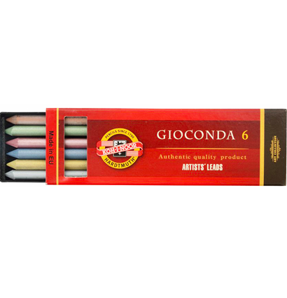 Грифели для цанговых карандашей Koh-I-Noor Gioconda 5.6 мм металлик 6 цветов