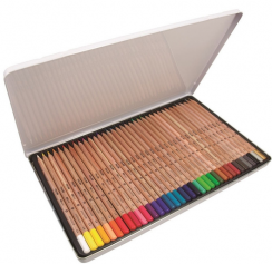 Набор цветных карандашей MILAN Big Lead 36 цветов в пенале грифель 3.5 мм