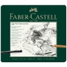 Набор угля и угольных карандашей Faber-Castell Pitt "Угольный скетч" 24 предмета