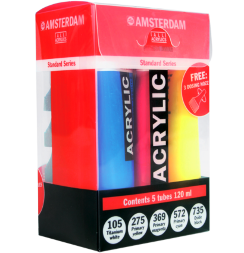 Набор акриловых красок Amsterdam Standard Series 5 цветов в тубах 120 мл
