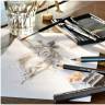 Набор чернографитных карандашей Faber-Castell Graphite 11 предметов в пенале купить в магазине Скетчинг про с доставкой