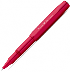 Ручка гелевая Kaweco AL Sport Deep Red 0.7 мм алюминий в футляре красная