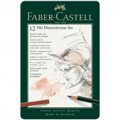 Художественный набор Faber-Castell Монохром 12 предметов