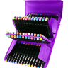 Пенал-сумка для маркеров c ремешком Prosketching Marker Bag 80 маркеров фиолетовая купить в художественном магазине Скетчинг Про с доставкой по РФ и СНГ