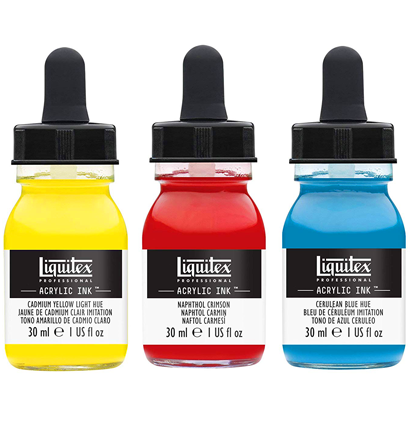 Акриловые чернила Liquitex Acrylic Ink во флаконах 30 мл (30 цветов) поштучно / выбор цвета