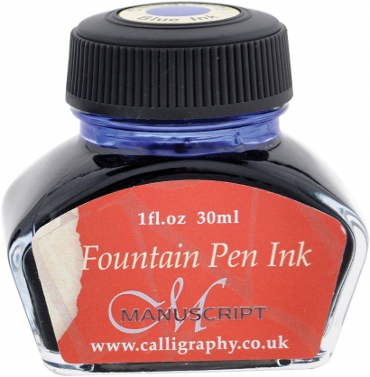 Чернила для перьевых ручек Manuscript Fountain Pen Ink 30 мл синие