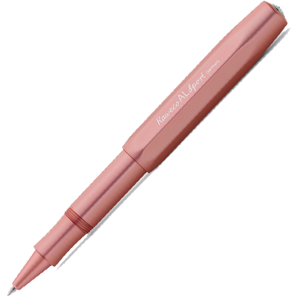 Ручка гелевая Kaweco AL Sport Rose Gold 0.7 мм алюминий в футляре розовая