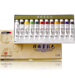 Набор акварельных красок Korean Color ShinHanart 12 цветов в тубах 20 мл