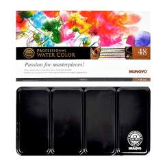 Акварель Mungyo Gallery 48 цветов в кейсе профессиональная (маленькие кюветы)