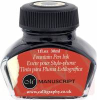Чернила для перьевых ручек Manuscript Fountain Pen Ink 30 мл черные