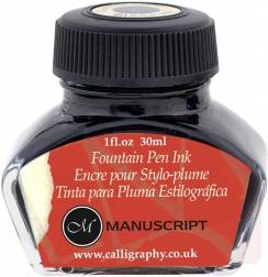 Чернила для перьевых ручек Manuscript Fountain Pen Ink 30 мл черные