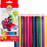 Карандаши цветные Koh-I-Noor Крот 24 цвета в картонной упаковке купить в художественном магазине Скетчинг Про