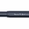 Ручка гелевая Kaweco AL Sport Black 0.7 мм алюминий в футляре черная