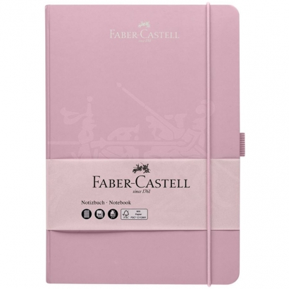 Блокнот Faber-Castell Notevbook А5 в клетку дымчато-розовый