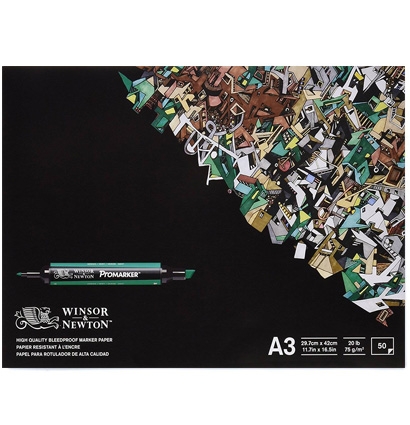 Альбом для маркеров Winsor&Newton Marker Pad А3 / 50 листов / 75 гм