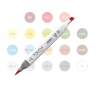 Набор маркеров Touch Brush для онлайн-курса Жени Липатовой «Скетч.Основы» 18 цветов