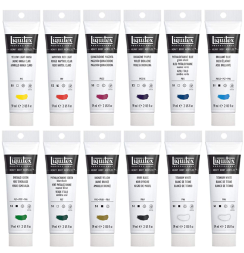 Набор акриловых красок Liquitex Acrylic Classic Heavy Body 12 цветов в тубах 59 мл