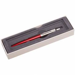 Ручка шариковая Parker Jotter Kensington Red CT 1 мм синие чернила, подарочная упаковка