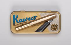Ручка гелевая Kaweco AL Sport Gold Edition 0.7 мм алюминий в футляре золотистая