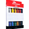 Набор акриловых красок Amsterdam Standard Series 12 цветов в тубах 20 мл купить в художественном магазине СКЕТЧИНГ ПРО с доставкой по РФ и СНГ