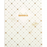 Блокнот в клетку Rhodia Heritage Quadrille мягкая обложка кремовый А4 / 80 листов / 90 гм