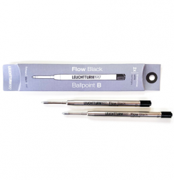 Набор стержней для шариковой ручки Leuchtturm «Drehgriffel Nr. 1» толщина линии B, цвет черный, 2 шт