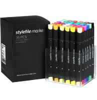 StyleFile Classic 36 Main A набор маркеров для скетчей (основные цвета)