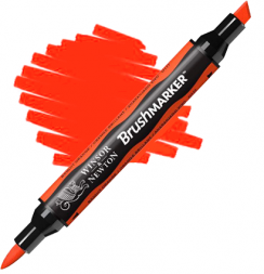 Маркер BRUSHMARKER Winsor&Newton двухсторонний спиртовой с кистью