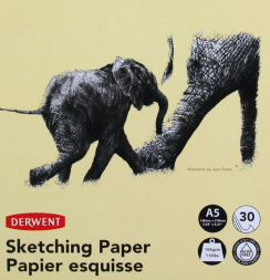 Альбом на пружине для графики Derwent Sketching Paper А5 / 30 листов / 165 гм