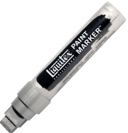 Маркер акриловый Liquitex Paint Marker широкий 15 мм 239 серебро богатое иридисцентное