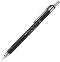 Карандаш механический Faber-Castell TK-Fine 2315 черный, грифель 0.5 мм HB