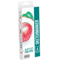 Набор 6 линеров капиллярных Sketchmarker Artist Pen "Базовый 3"