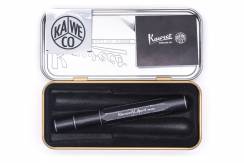 Ручка гелевая Kaweco AL Sport Stonewashed Black 0.7 мм алюминий в футляре черная
