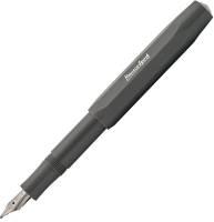 Перьевая ручка Kaweco Skyline Sport серая в пластиковом корпусе корпусе с синим картриджем
